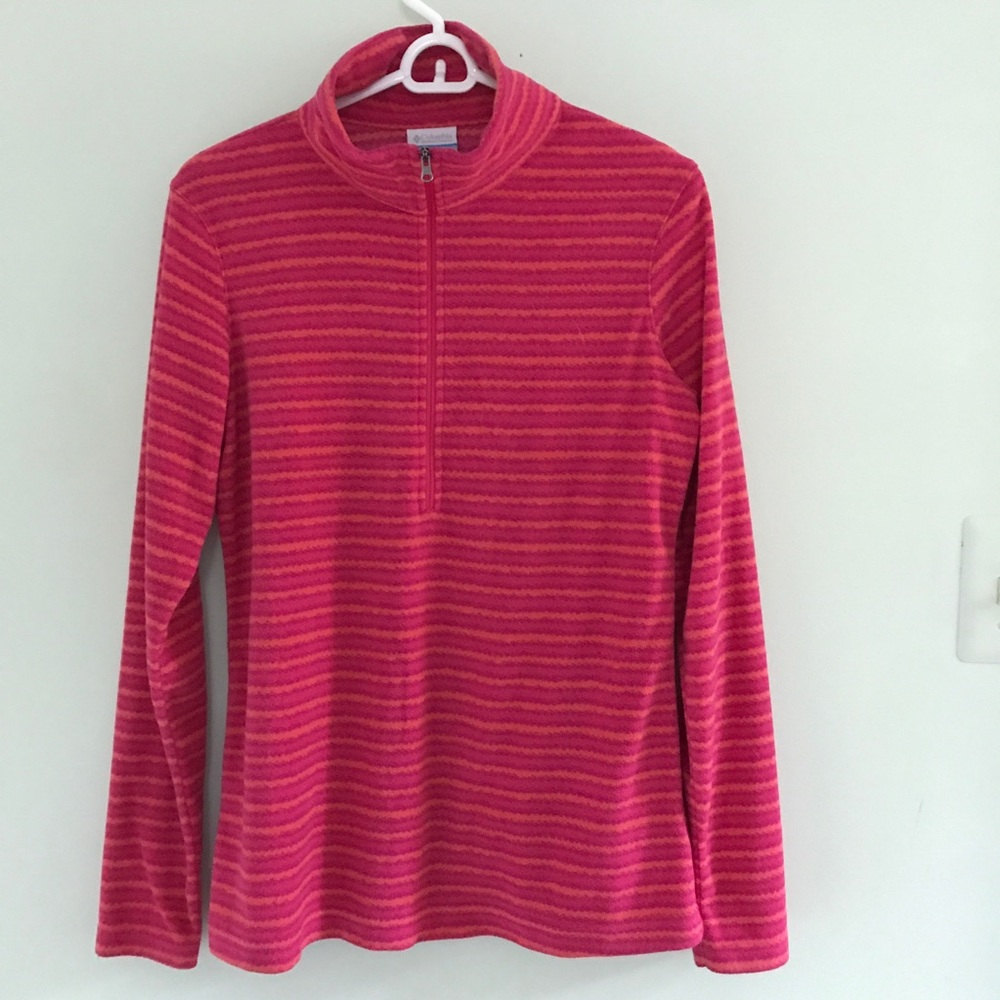 Columbia Fleece Pullover Half Zip Size M
